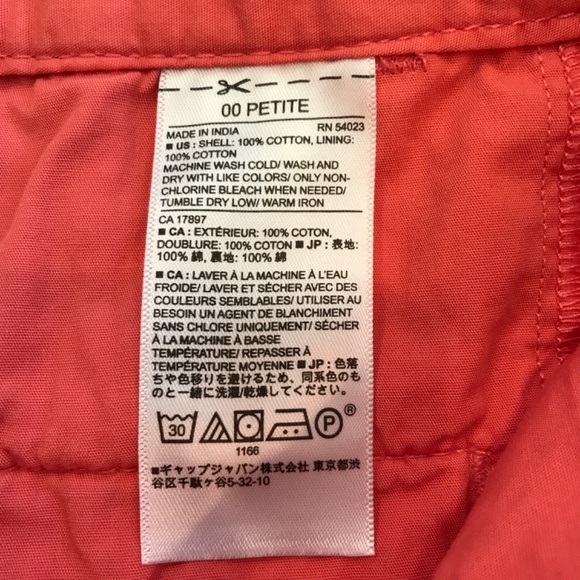 Banana Republic Orange Cotton Eyelet Shorts - Picture 4 of 4